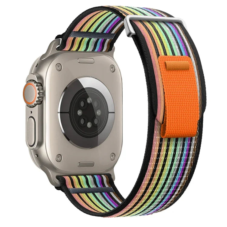 สายรัดนาฬิกาไนลอนแบบห่วงสองส่วน สำหรับ Apple Watch Series 9 41 มม., สำหรับ Apple Watch Ultra 49 มม.
