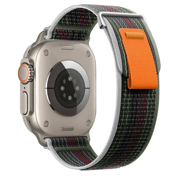 สายรัดนาฬิกาไนลอนแบบห่วงสองส่วน สำหรับ Apple Watch Series 9 41 มม., สำหรับ Apple Watch Ultra 49 มม.