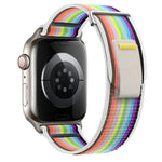 สายรัดนาฬิกาไนลอนแบบห่วงสองส่วน สำหรับ Apple Watch Series 7 41 มม., สำหรับ Apple Watch Series 7 45 มม.