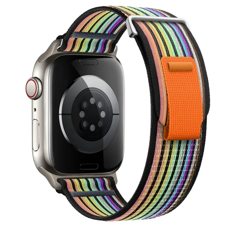 สายรัดนาฬิกาไนลอนแบบห่วงสองส่วน สำหรับ Apple Watch Series 6 40 มม., สำหรับ Apple Watch Series 6 44 มม.