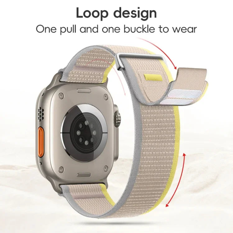 สายรัดนาฬิกาไนลอนแบบห่วงสองส่วน สำหรับ Apple Watch SE 40 มม., สำหรับ Apple Watch SE 44 มม.