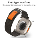 สายรัดนาฬิกาไนลอนแบบห่วงสองส่วน สำหรับ Apple Watch SE 2022 40 มม., สำหรับ Apple Watch SE 2022 44 มม.