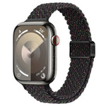 สายรัดนาฬิกาถักไนลอนหัวเข็มขัดแม่เหล็กบาง สำหรับ Apple Watch SE 2023 44 มม., สำหรับ Apple Watch SE 2023 40 มม.