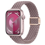 สายรัดนาฬิกาถักไนลอนหัวเข็มขัดแม่เหล็กบาง สำหรับ Apple Watch SE 2023 44 มม., สำหรับ Apple Watch SE 2023 40 มม.