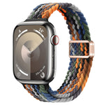 สายรัดนาฬิกาถักไนลอนหัวเข็มขัดแม่เหล็กบาง สำหรับ Apple Watch Series 9 ขนาด 41 มม. สำหรับ Apple Watch Ultra ขนาด 49 มม.