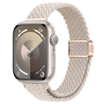 สายรัดนาฬิกาถักไนลอนหัวเข็มขัดแม่เหล็กบาง สำหรับ Apple Watch Series 9 ขนาด 41 มม. สำหรับ Apple Watch Ultra ขนาด 49 มม.