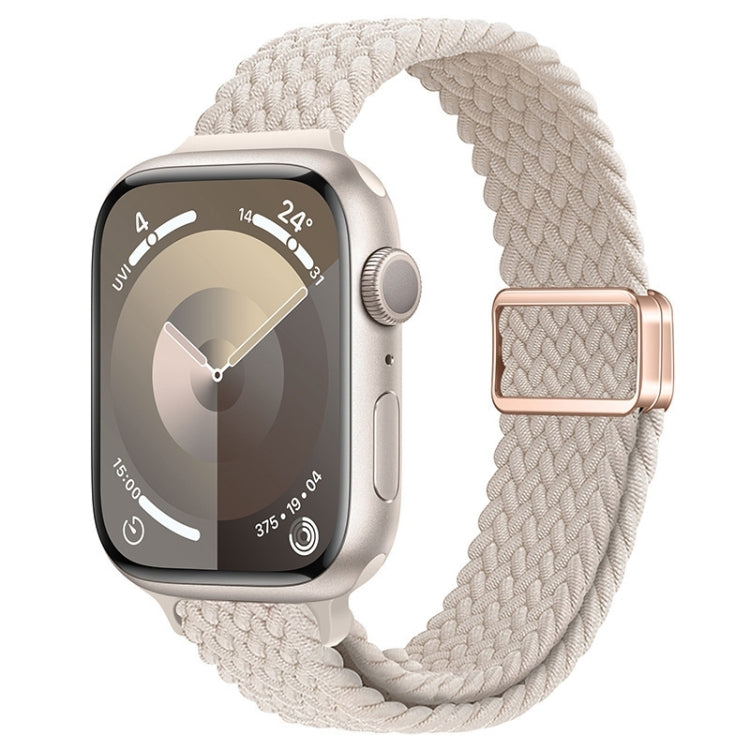 สายรัดนาฬิกาถักไนลอนหัวเข็มขัดแม่เหล็กบาง สำหรับ Apple Watch Series 9 ขนาด 41 มม. สำหรับ Apple Watch Ultra ขนาด 49 มม.