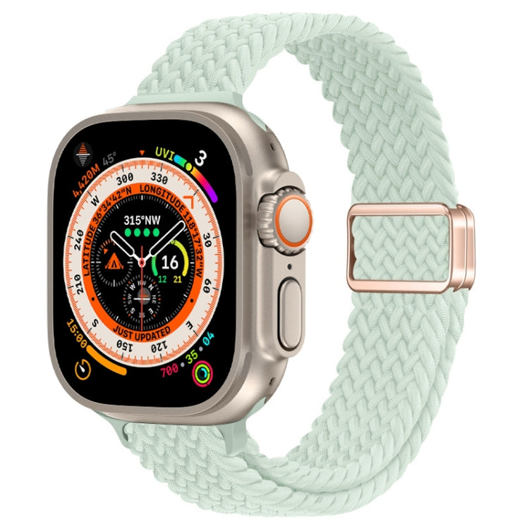 สายรัดนาฬิกาถักไนลอนหัวเข็มขัดแม่เหล็กบาง สำหรับ Apple Watch Series 9 ขนาด 41 มม. สำหรับ Apple Watch Ultra ขนาด 49 มม.