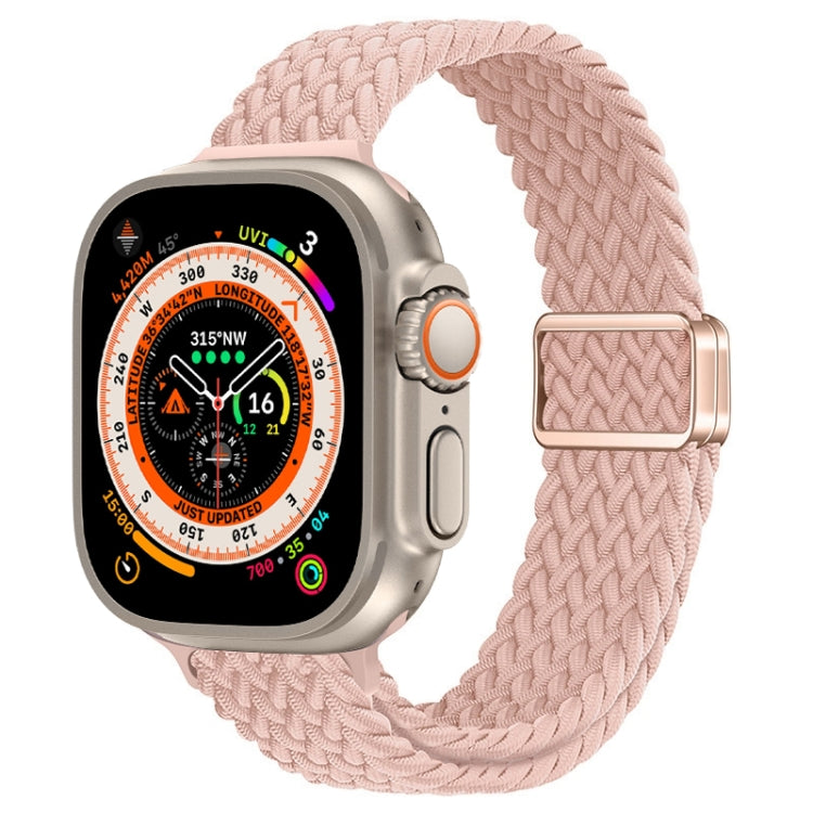 สายรัดนาฬิกาถักไนลอนหัวเข็มขัดแม่เหล็กบาง สำหรับ Apple Watch Series 9 ขนาด 41 มม. สำหรับ Apple Watch Ultra ขนาด 49 มม.