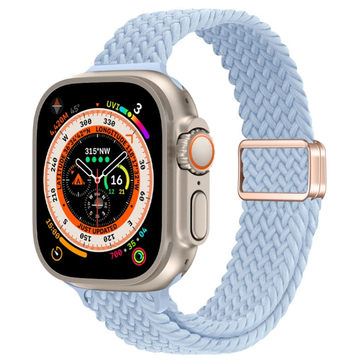 สายรัดนาฬิกาถักไนลอนหัวเข็มขัดแม่เหล็กบาง สำหรับ Apple Watch Series 9 ขนาด 41 มม. สำหรับ Apple Watch Ultra ขนาด 49 มม.
