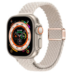สายรัดนาฬิกาถักไนลอนหัวเข็มขัดแม่เหล็กบาง สำหรับ Apple Watch Series 9 ขนาด 41 มม. สำหรับ Apple Watch Ultra ขนาด 49 มม.