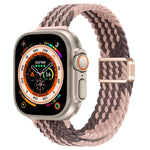 สายรัดนาฬิกาถักไนลอนหัวเข็มขัดแม่เหล็กบาง สำหรับ Apple Watch Series 9 ขนาด 41 มม. สำหรับ Apple Watch Ultra ขนาด 49 มม.