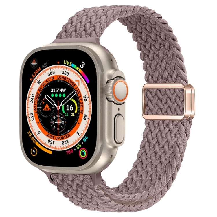 สายรัดนาฬิกาถักไนลอนหัวเข็มขัดแม่เหล็กบาง สำหรับ Apple Watch Series 9 ขนาด 41 มม. สำหรับ Apple Watch Ultra ขนาด 49 มม.