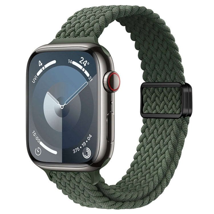 สายรัดนาฬิกาถักไนลอนหัวเข็มขัดแม่เหล็กบาง สำหรับ Apple Watch Series 8 ขนาด 41 มม. สำหรับ Apple Watch Series 8 ขนาด 45 มม.