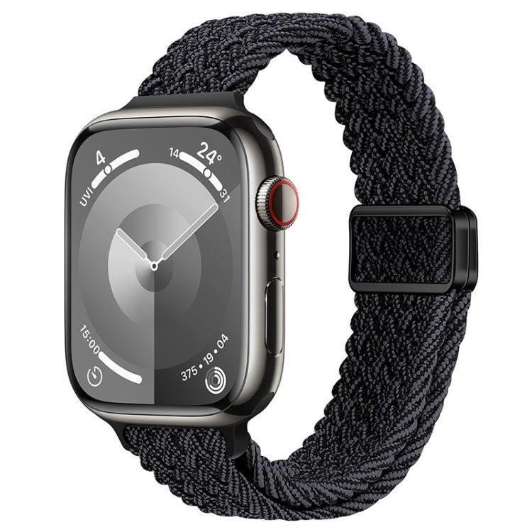 สายรัดนาฬิกาถักไนลอนหัวเข็มขัดแม่เหล็กบาง สำหรับ Apple Watch Series 8 ขนาด 41 มม. สำหรับ Apple Watch Series 8 ขนาด 45 มม.