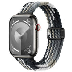 สายรัดนาฬิกาถักไนลอนหัวเข็มขัดแม่เหล็กบาง สำหรับ Apple Watch Series 8 ขนาด 41 มม. สำหรับ Apple Watch Series 8 ขนาด 45 มม.