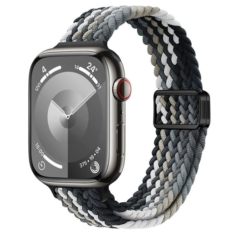สายรัดนาฬิกาถักไนลอนหัวเข็มขัดแม่เหล็กบาง สำหรับ Apple Watch Series 8 ขนาด 41 มม. สำหรับ Apple Watch Series 8 ขนาด 45 มม.