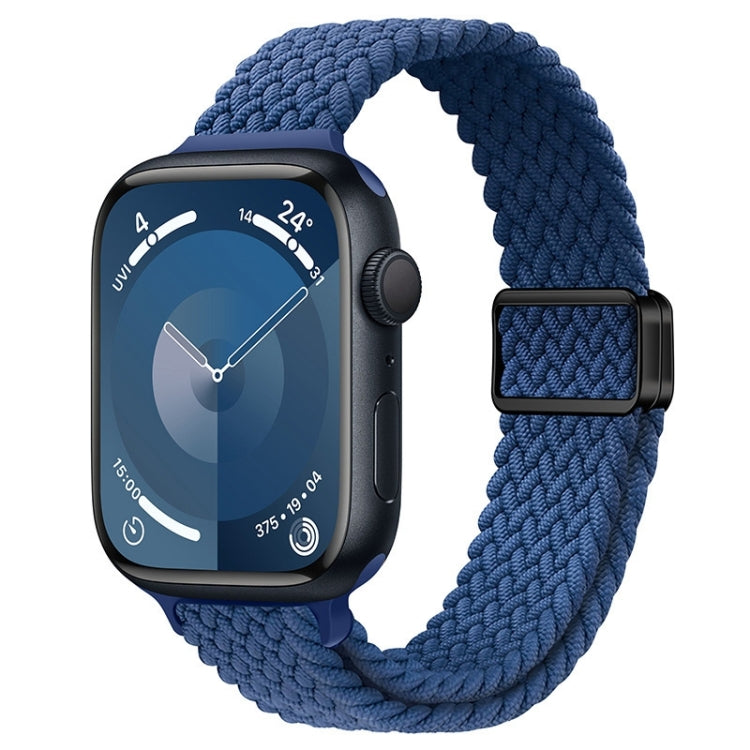 สายรัดนาฬิกาถักไนลอนหัวเข็มขัดแม่เหล็กบาง สำหรับ Apple Watch Series 8 ขนาด 41 มม. สำหรับ Apple Watch Series 8 ขนาด 45 มม.
