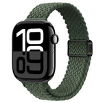 สายรัดนาฬิกาถักไนลอนหัวเข็มขัดแม่เหล็กบาง สำหรับ Apple Watch Series 10 46 มม., สำหรับ Apple Watch Series 10 42 มม.