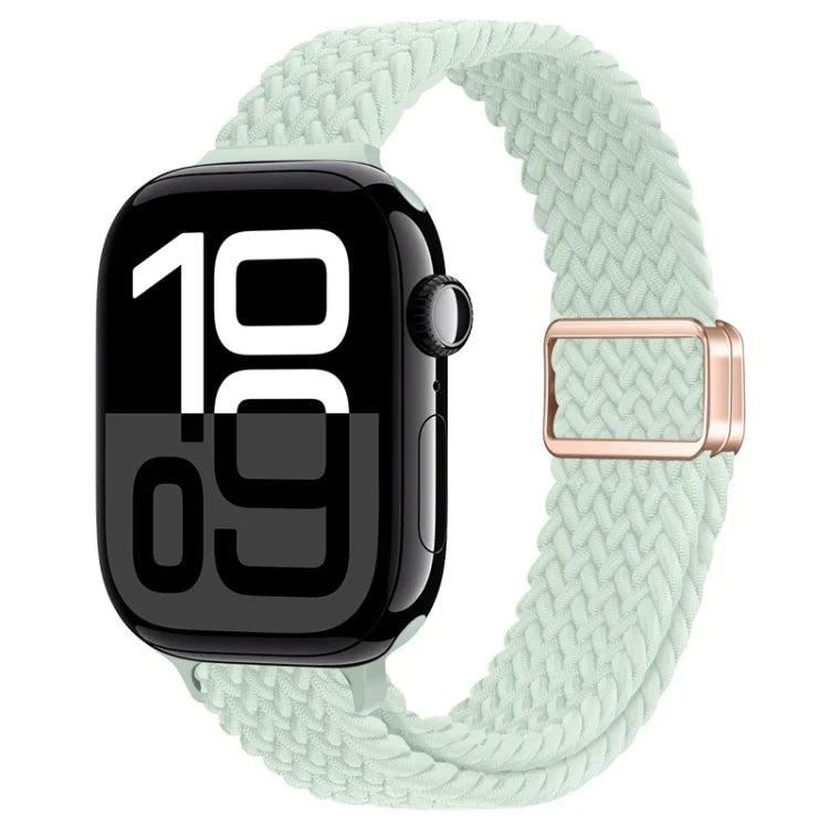 สายรัดนาฬิกาถักไนลอนหัวเข็มขัดแม่เหล็กบาง สำหรับ Apple Watch Series 10 46 มม., สำหรับ Apple Watch Series 10 42 มม.