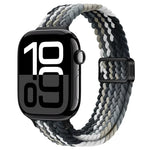 สายรัดนาฬิกาถักไนลอนหัวเข็มขัดแม่เหล็กบาง สำหรับ Apple Watch Series 10 46 มม., สำหรับ Apple Watch Series 10 42 มม.