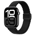 สายรัดนาฬิกาถักไนลอนหัวเข็มขัดแม่เหล็กบาง สำหรับ Apple Watch Series 10 46 มม., สำหรับ Apple Watch Series 10 42 มม.