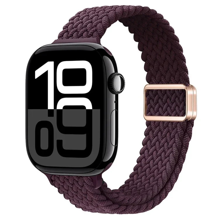 สายรัดนาฬิกาถักไนลอนหัวเข็มขัดแม่เหล็กบาง สำหรับ Apple Watch Series 10 46 มม., สำหรับ Apple Watch Series 10 42 มม.