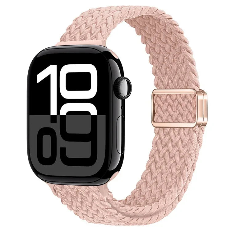 สายรัดนาฬิกาถักไนลอนหัวเข็มขัดแม่เหล็กบาง สำหรับ Apple Watch Series 10 46 มม., สำหรับ Apple Watch Series 10 42 มม.