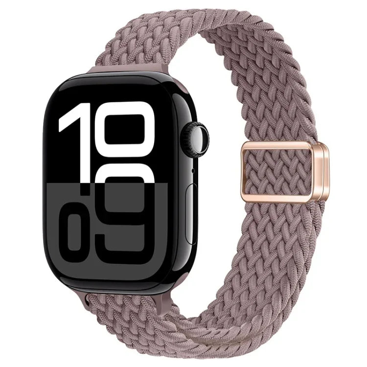 สายรัดนาฬิกาถักไนลอนหัวเข็มขัดแม่เหล็กบาง สำหรับ Apple Watch Series 10 46 มม., สำหรับ Apple Watch Series 10 42 มม.