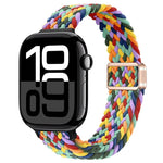 สายรัดนาฬิกาถักไนลอนหัวเข็มขัดแม่เหล็กบาง สำหรับ Apple Watch Series 10 46 มม., สำหรับ Apple Watch Series 10 42 มม.