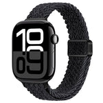 สายรัดนาฬิกาถักไนลอนหัวเข็มขัดแม่เหล็กบาง สำหรับ Apple Watch Series 10 46 มม., สำหรับ Apple Watch Series 10 42 มม.