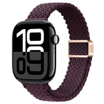 สายรัดนาฬิกาถักไนลอนหัวเข็มขัดแม่เหล็กบาง สำหรับ Apple Watch Series 10 46 มม., สำหรับ Apple Watch Series 10 42 มม.