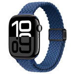 สายรัดนาฬิกาถักไนลอนหัวเข็มขัดแม่เหล็กบาง สำหรับ Apple Watch Series 10 46 มม., สำหรับ Apple Watch Series 10 42 มม.