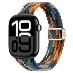 สายรัดนาฬิกาถักไนลอนหัวเข็มขัดแม่เหล็กบาง สำหรับ Apple Watch Series 10 46 มม., สำหรับ Apple Watch Series 10 42 มม.