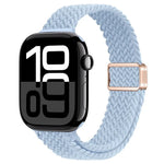 สายรัดนาฬิกาถักไนลอนหัวเข็มขัดแม่เหล็กบาง สำหรับ Apple Watch Series 10 46 มม., สำหรับ Apple Watch Series 10 42 มม.