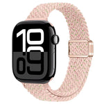 สายรัดนาฬิกาถักไนลอนหัวเข็มขัดแม่เหล็กบาง สำหรับ Apple Watch Series 10 46 มม., สำหรับ Apple Watch Series 10 42 มม.