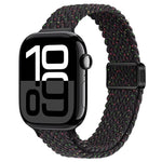 สายรัดนาฬิกาถักไนลอนหัวเข็มขัดแม่เหล็กบาง สำหรับ Apple Watch Series 10 46 มม., สำหรับ Apple Watch Series 10 42 มม.