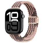 สายรัดนาฬิกาถักไนลอนหัวเข็มขัดแม่เหล็กบาง สำหรับ Apple Watch Series 10 46 มม., สำหรับ Apple Watch Series 10 42 มม.