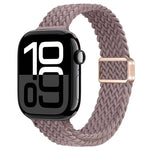 สายรัดนาฬิกาถักไนลอนหัวเข็มขัดแม่เหล็กบาง สำหรับ Apple Watch Series 10 46 มม., สำหรับ Apple Watch Series 10 42 มม.