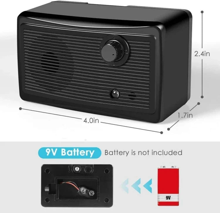 เครื่องฝึกสุนัขหยุดเห่าอัลตราโซนิกกลางแจ้ง K9