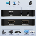 NK-A20 การ์ดจับภาพวิดีโอ HD HDMI USB3.2 4K, NK-A20