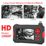 P30 8mm 1080P IP68 กันน้ำ กล้องส่องทางไกลดิจิทัลหน้าจอ 4.3 นิ้ว กล้องคู่ สายแข็ง 2m, สายแข็ง 5m, สายแข็ง 10m