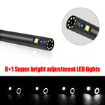 P30 8mm 1080P IP68 กันน้ำ กล้องส่องทางไกลดิจิทัลหน้าจอ 4.3 นิ้ว กล้องคู่ สายแข็ง 2m, สายแข็ง 5m, สายแข็ง 10m