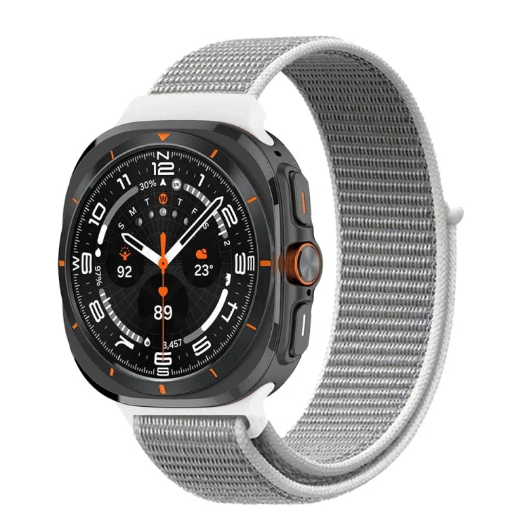 Plastic Connector Nylon Loop Watch Band, For Samsung Galaxy Watch Ultra 47mm / Ultra 2025