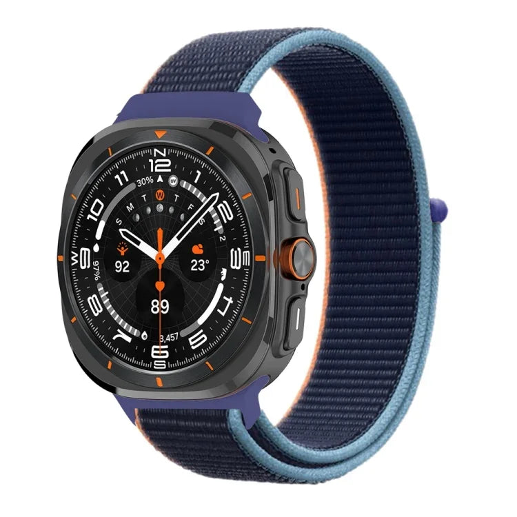 Plastic Connector Nylon Loop Watch Band, For Samsung Galaxy Watch Ultra 47mm / Ultra 2025