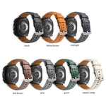 สายรัดนาฬิกาหนังแท้เรียบ สำหรับ Samsung Galaxy Watch Ultra 47 มม. / Ultra 2025