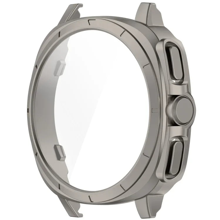 PC + Tempered Film Integrated Watch Protective Case, For Sansung Galaxy Watch 7 44mm