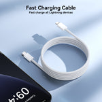 JOYROOM S-A45 สายชาร์จเร็ว 30W USB-C / Type-C เป็น 8 Pin ความยาว 1 ม.