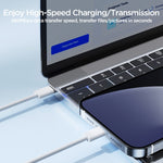JOYROOM S-A45 สายชาร์จเร็ว 30W USB-C / Type-C เป็น 8 Pin ความยาว 1 ม.