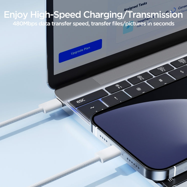 JOYROOM S-A45 สายชาร์จเร็ว 30W USB-C / Type-C เป็น 8 Pin ความยาว 1 ม.